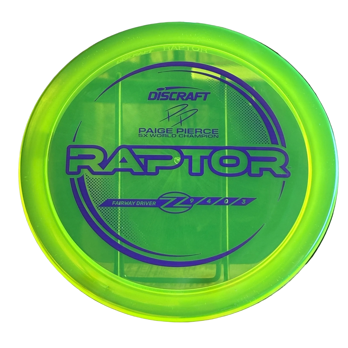 Raptor in Z “5x Paige Pierce”