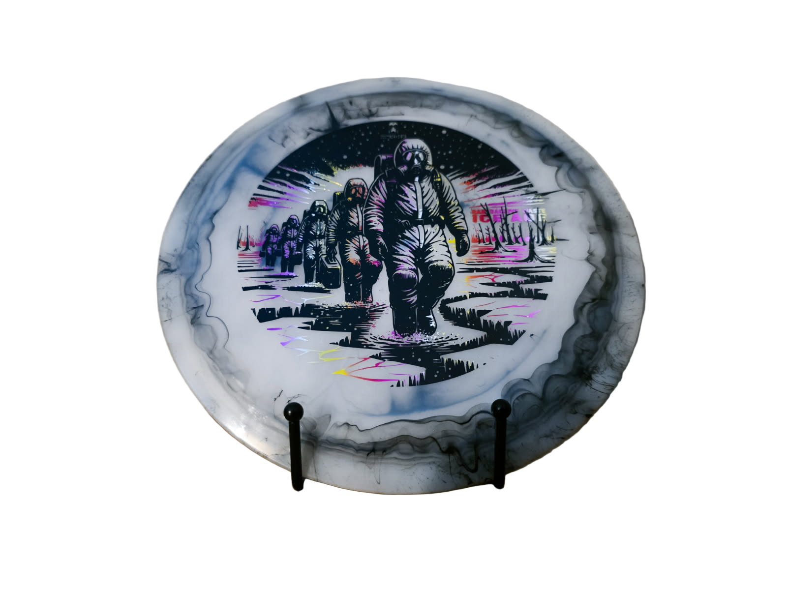 Ice Age in Radio Active Waste Glow Plastic