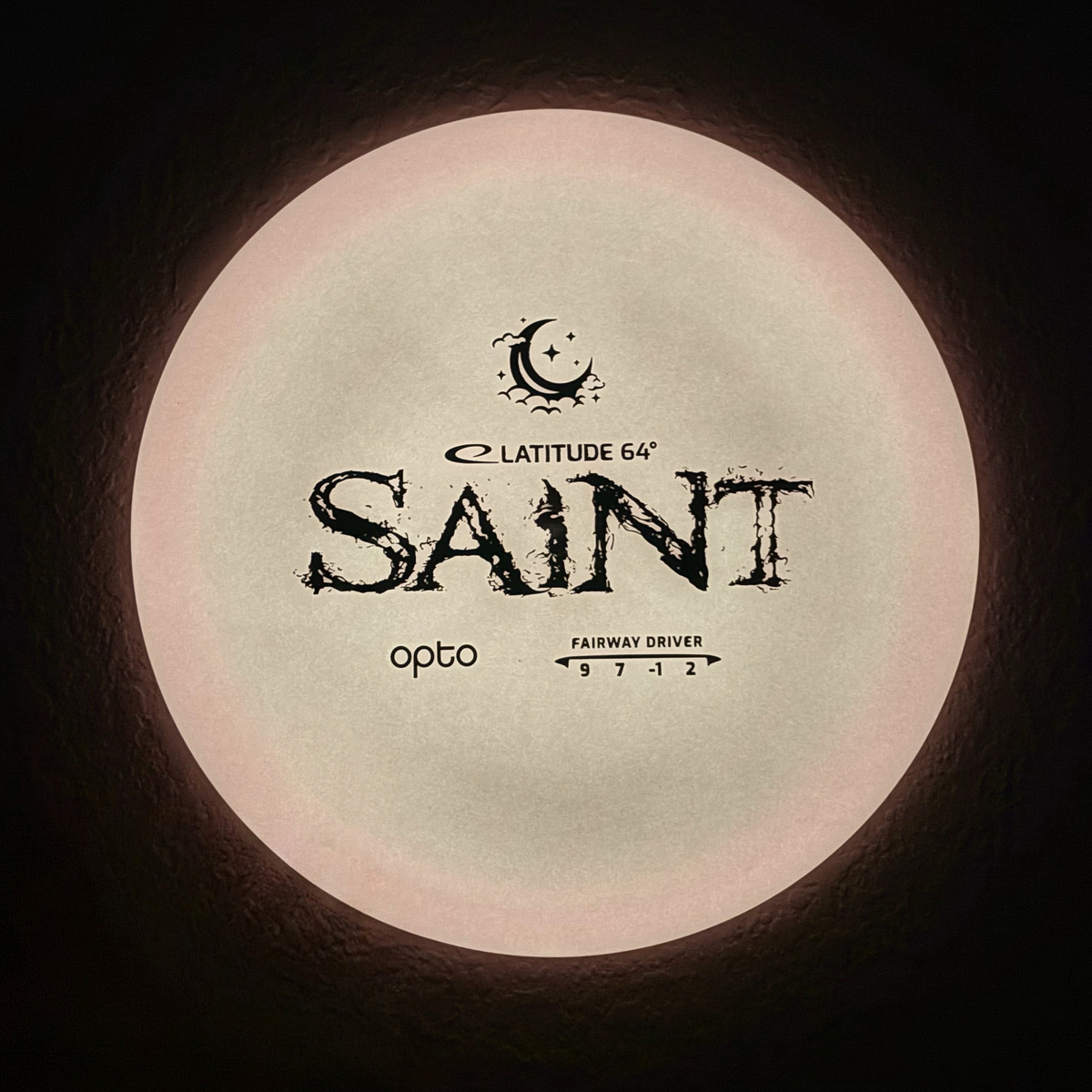 Saint in Opto Moonshine Glow Plastic