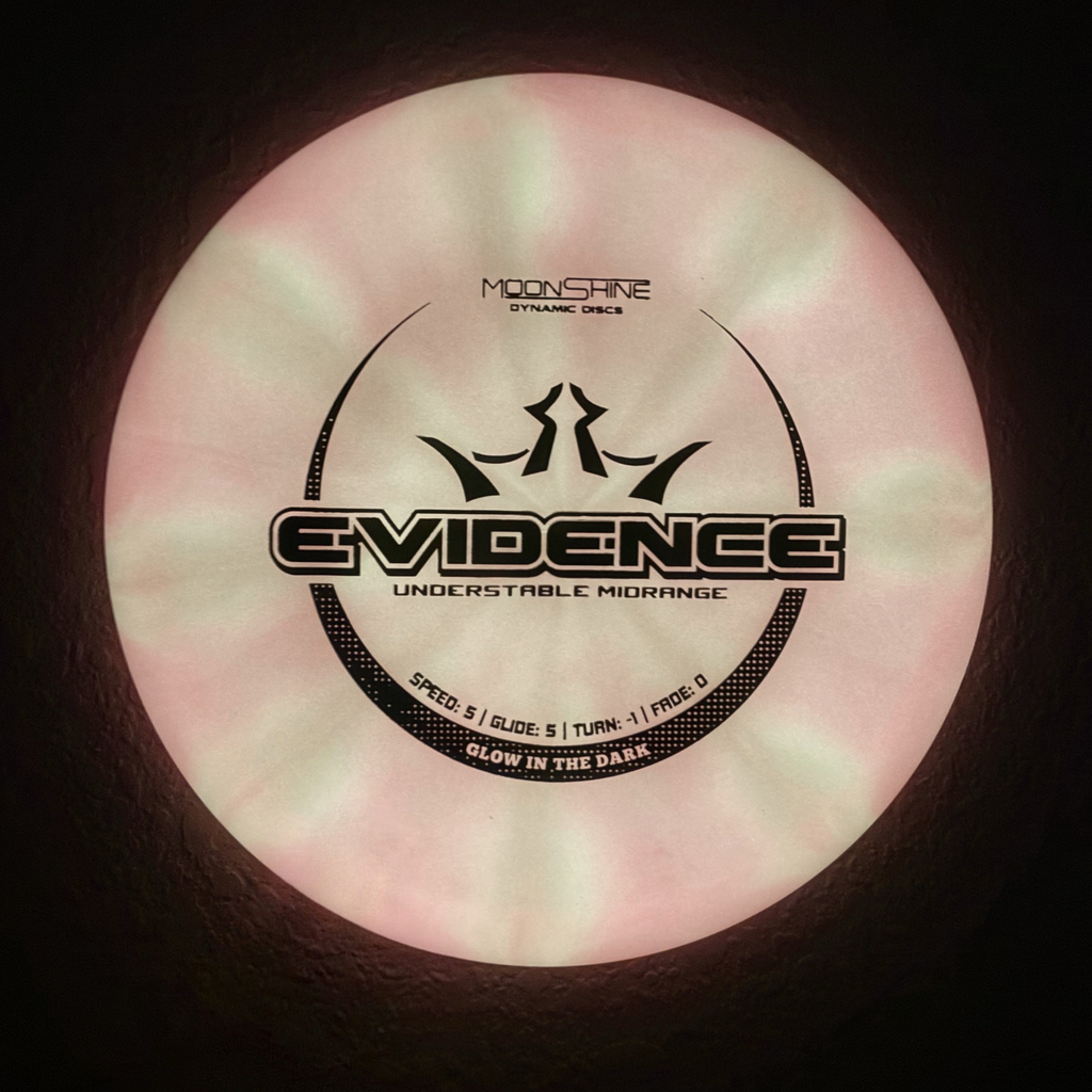 Evidence in Lucid Burst Moonshine Glow Plastic
