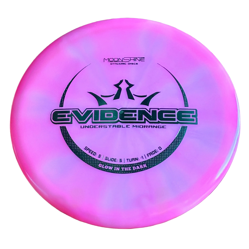 Evidence in Lucid Burst Moonshine Glow Plastic