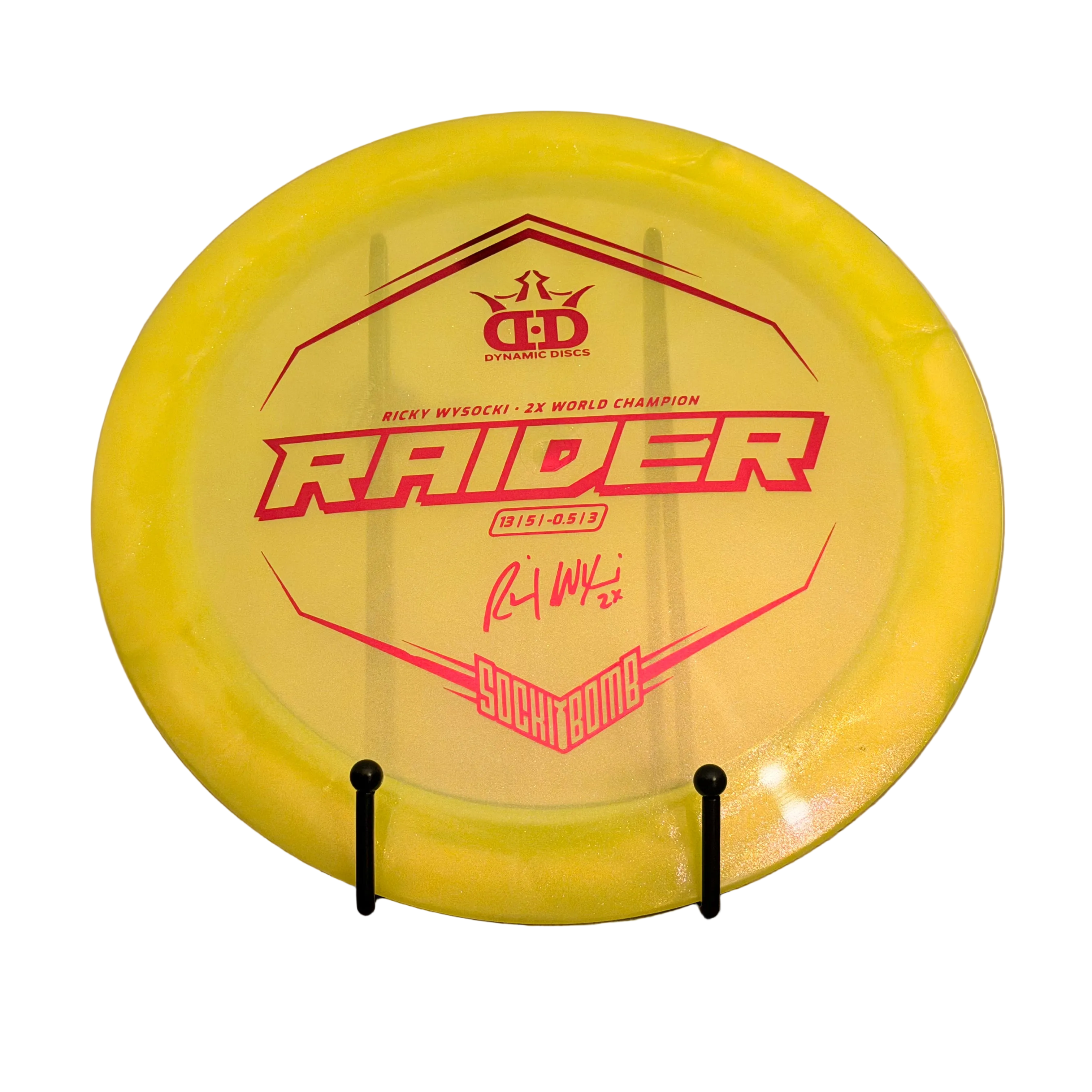 Ricky Wysocki Raider - Lucid Ice Glimmer Plastic