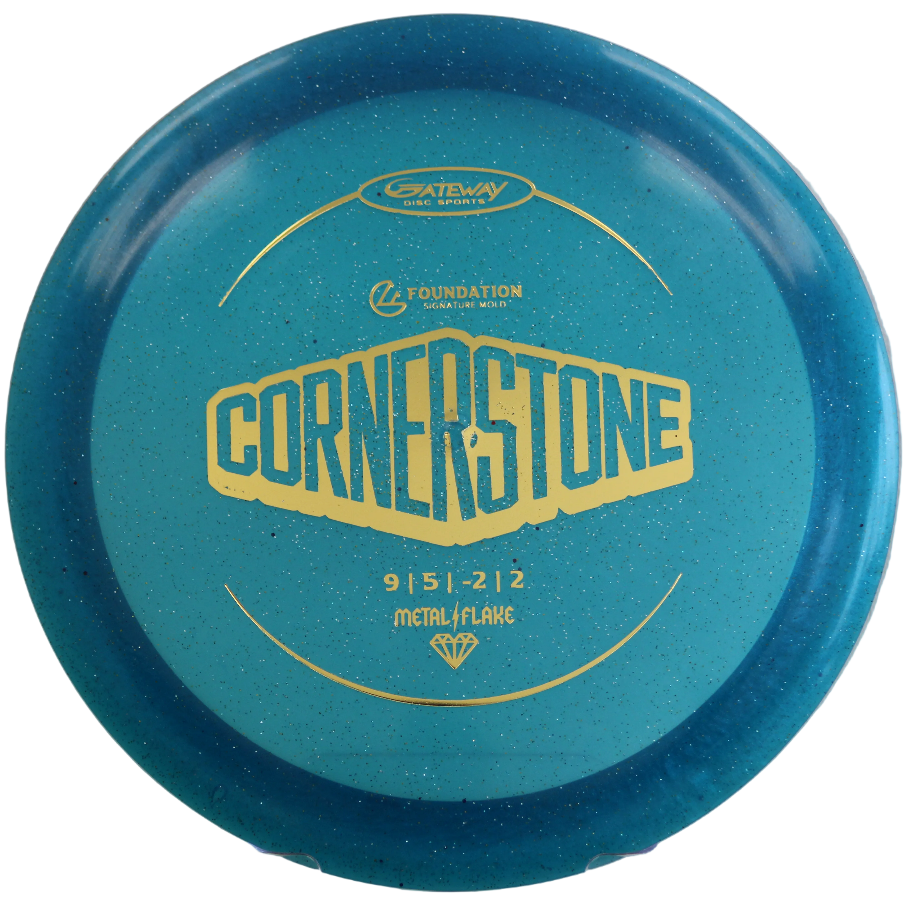 Cornerstone (Foundation Signature Mold) - Diamond Metal Flake Plastic