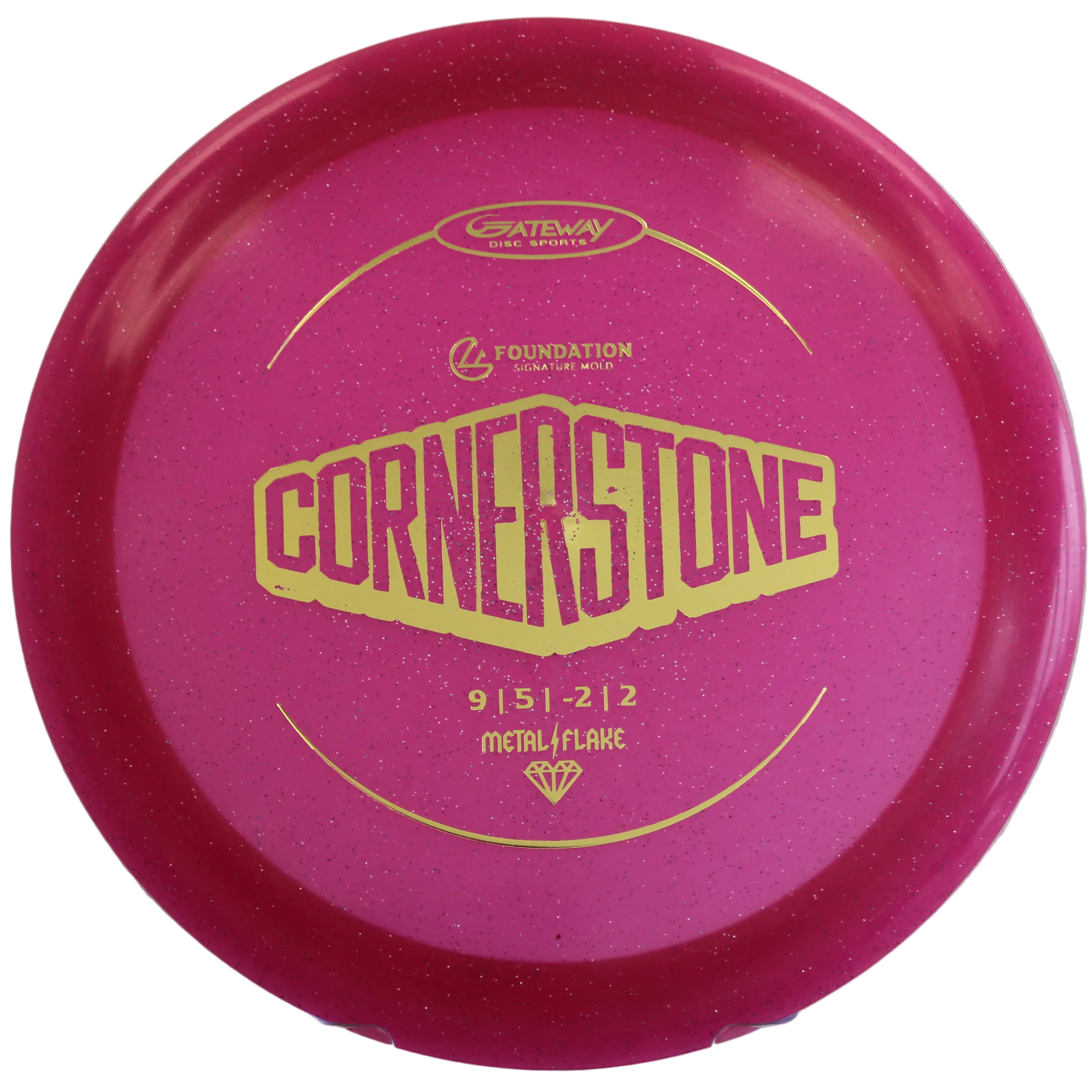 Cornerstone (Foundation Signature Mold) - Diamond Metal Flake Plastic