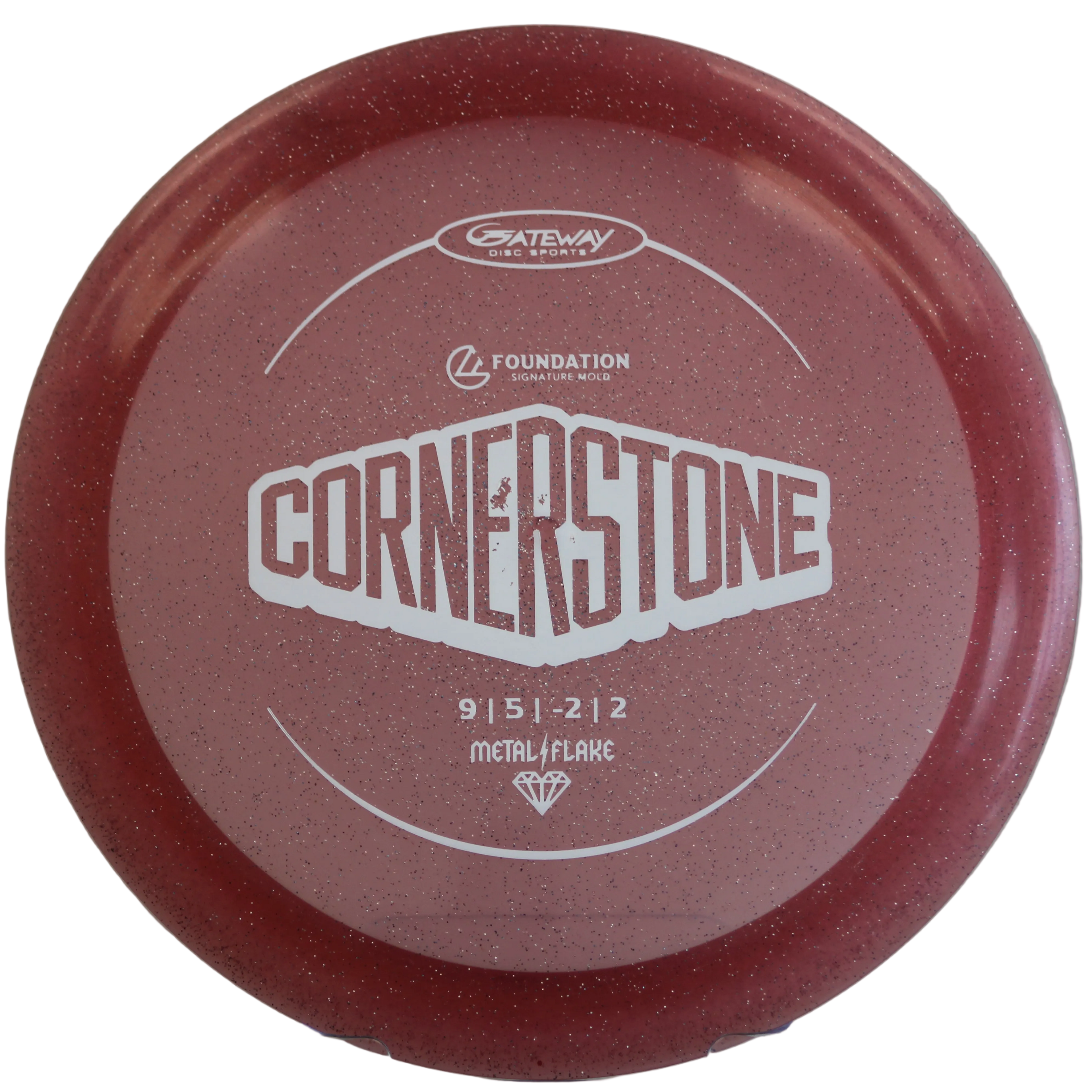 Cornerstone (Foundation Signature Mold) - Diamond Metal Flake Plastic