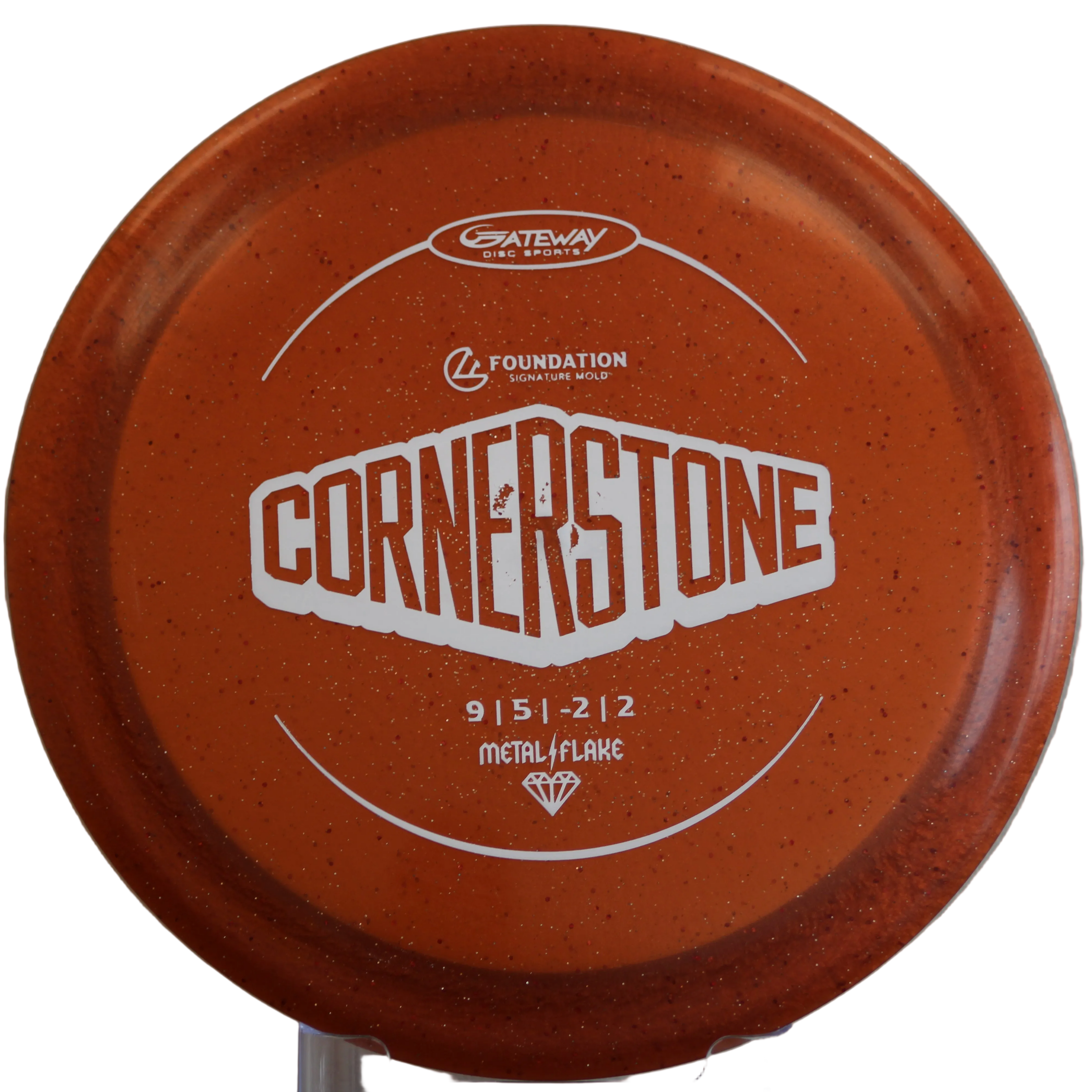 Cornerstone (Foundation Signature Mold) - Diamond Metal Flake Plastic