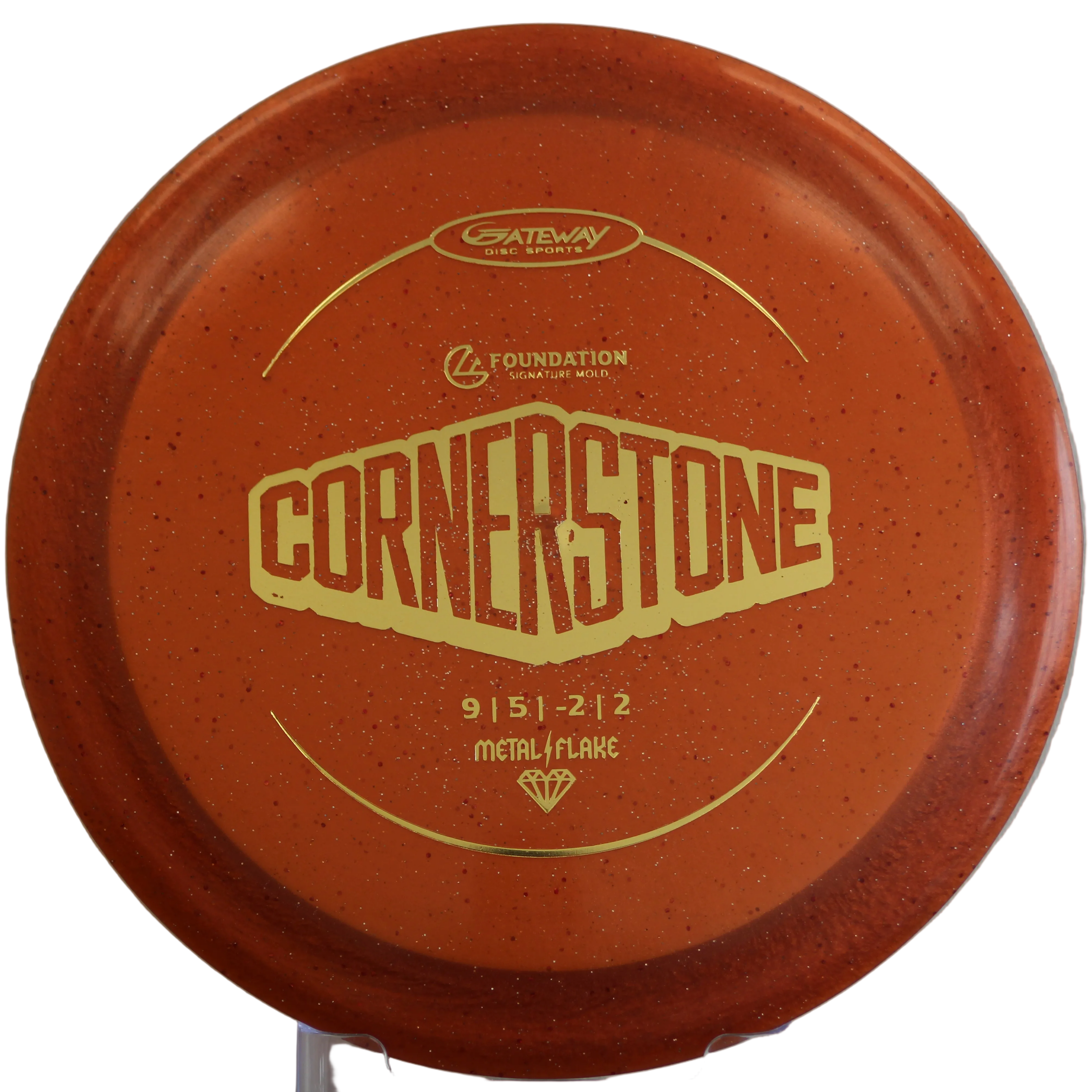 Cornerstone (Foundation Signature Mold) - Diamond Metal Flake Plastic