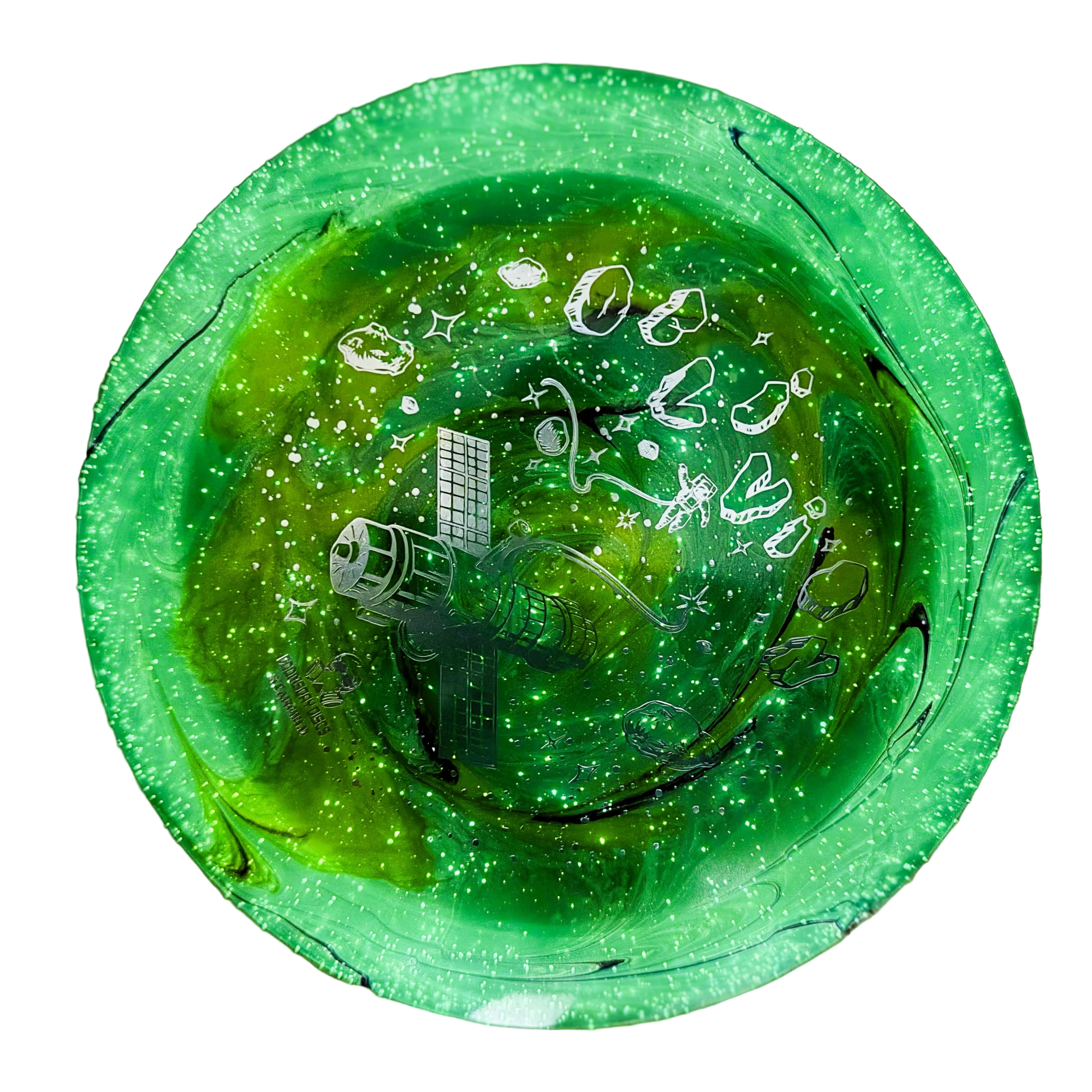 Emerald Orbit - Oblivion in Starfield Plastic (Glow)