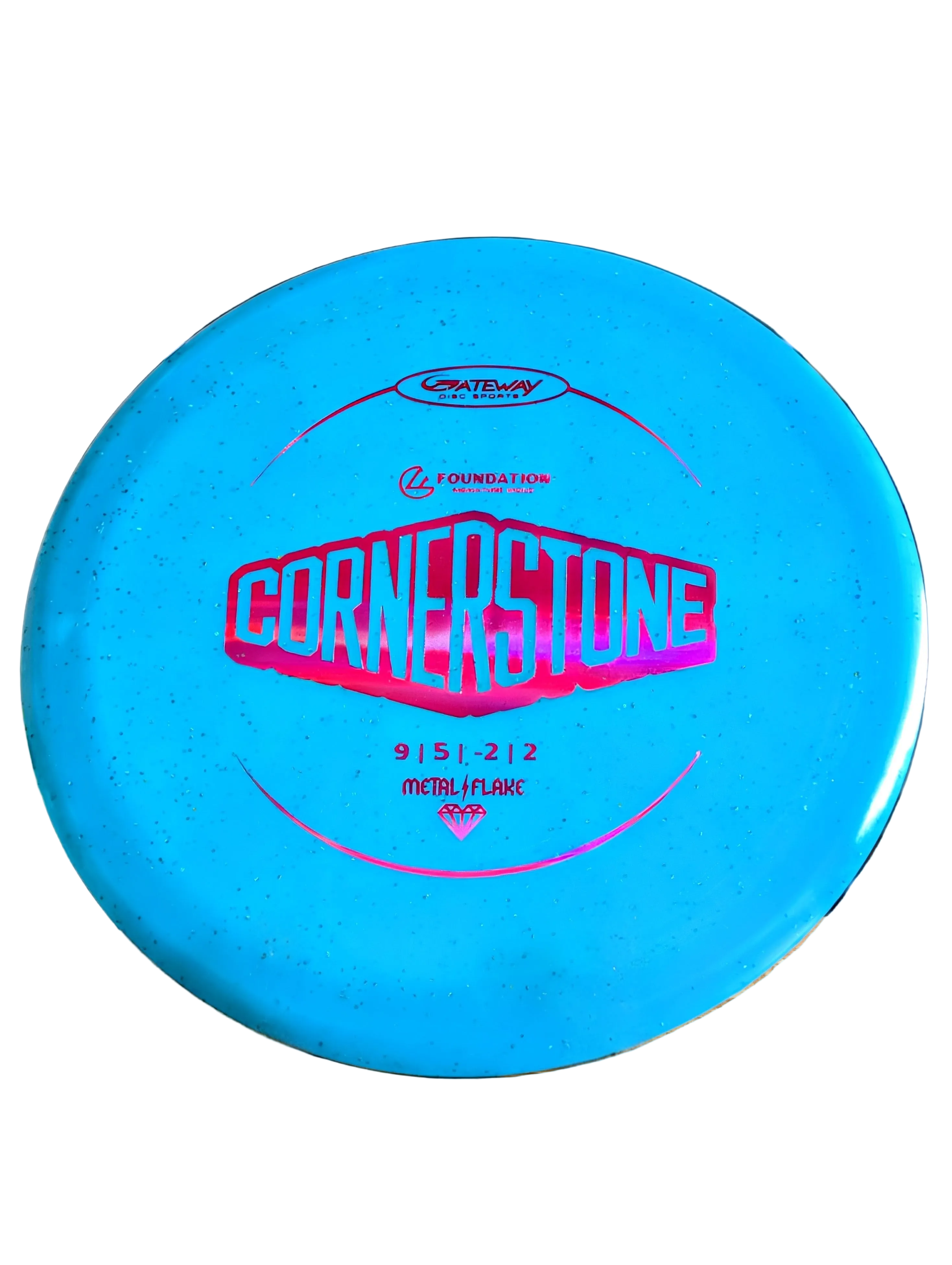 Cornerstone (Foundation Signature Mold) - Diamond Metal Flake Plastic