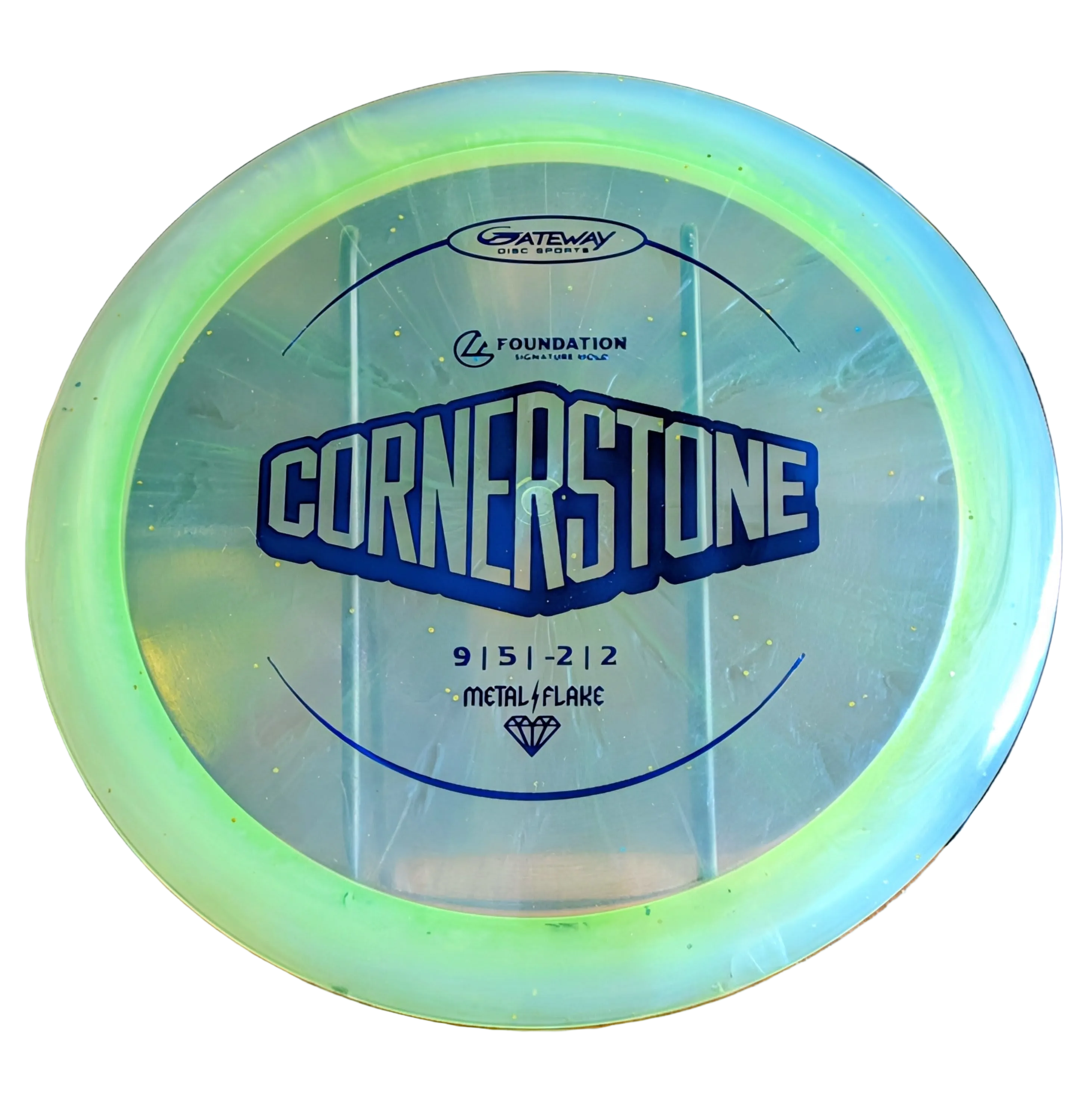 Cornerstone (Foundation Signature Mold) - Diamond Metal Flake Plastic