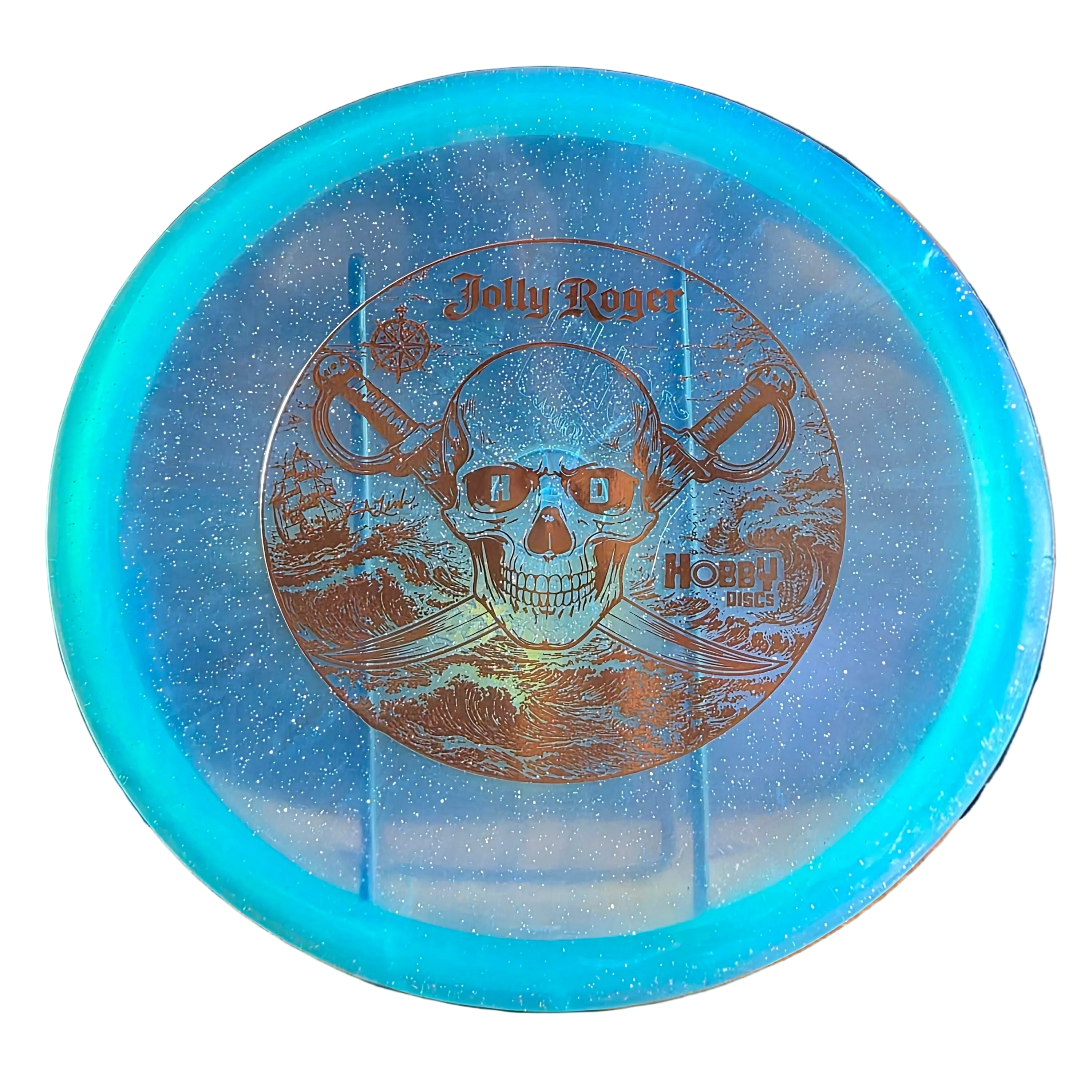 The Jolly Roger (Skull & Swords) - Diamond Metal Flake