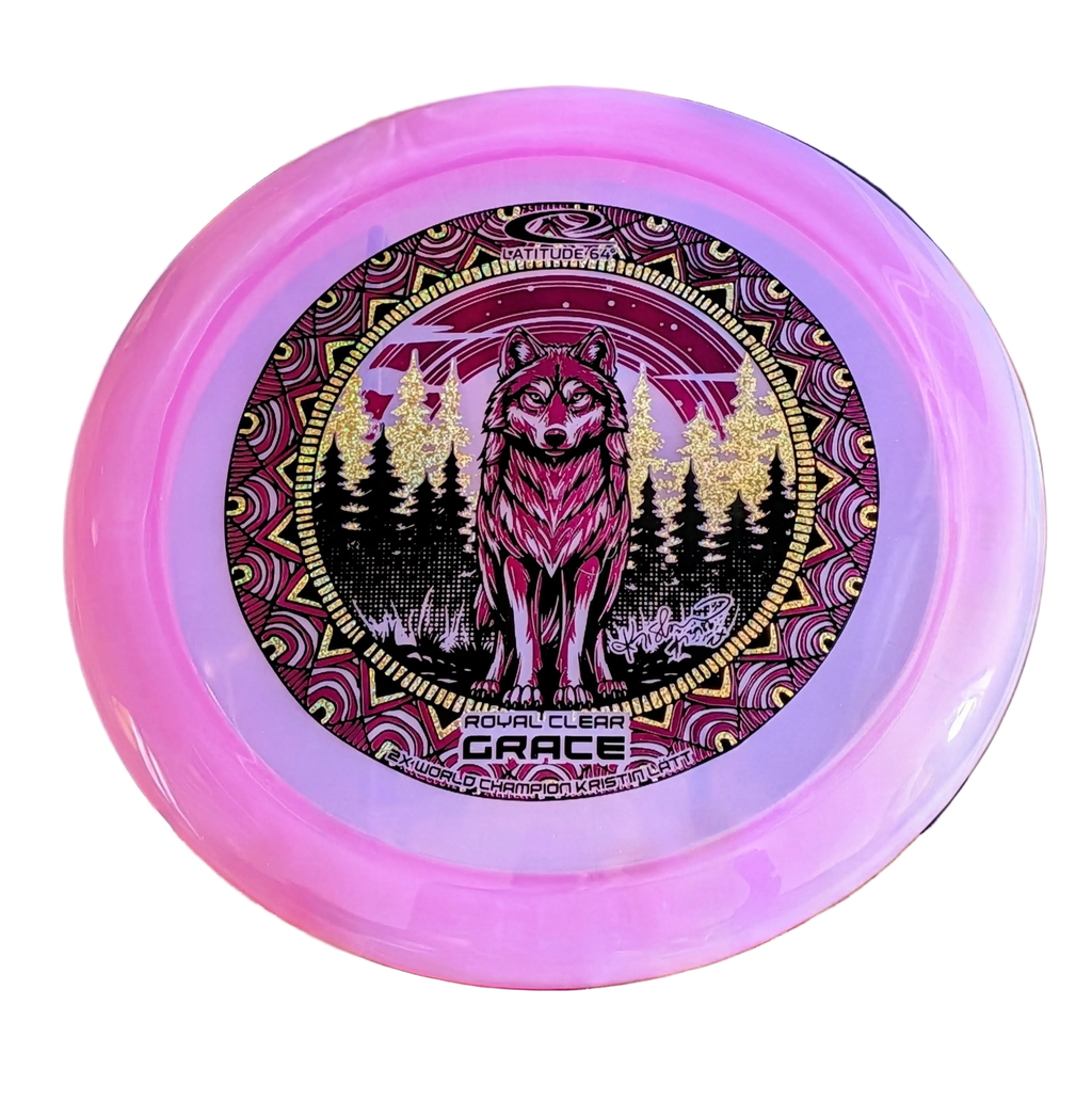 Grace in Royal Clear Plastic "Kristin Latt"